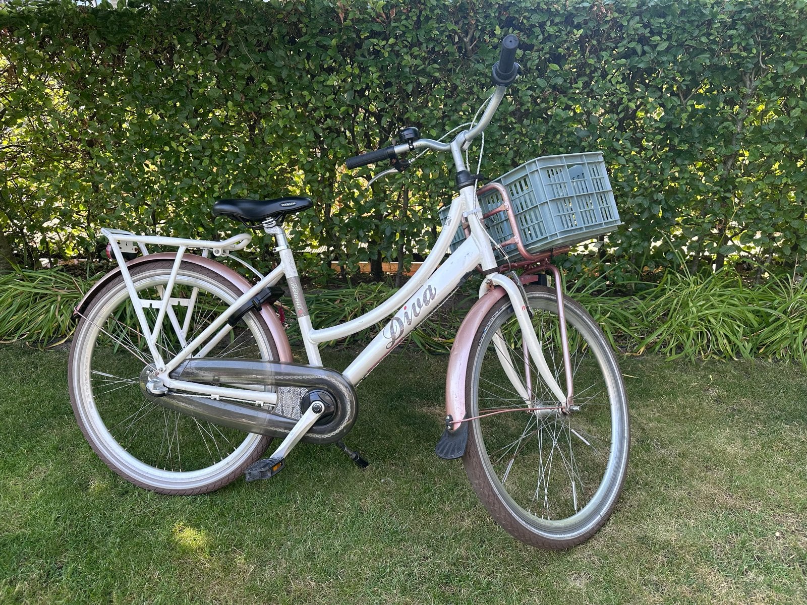 Batavus Diva damesfiets 43 cm – Nexus 3 versnellingen, Ophalen, Terugtraprem, Gebruikt, Versnellingen