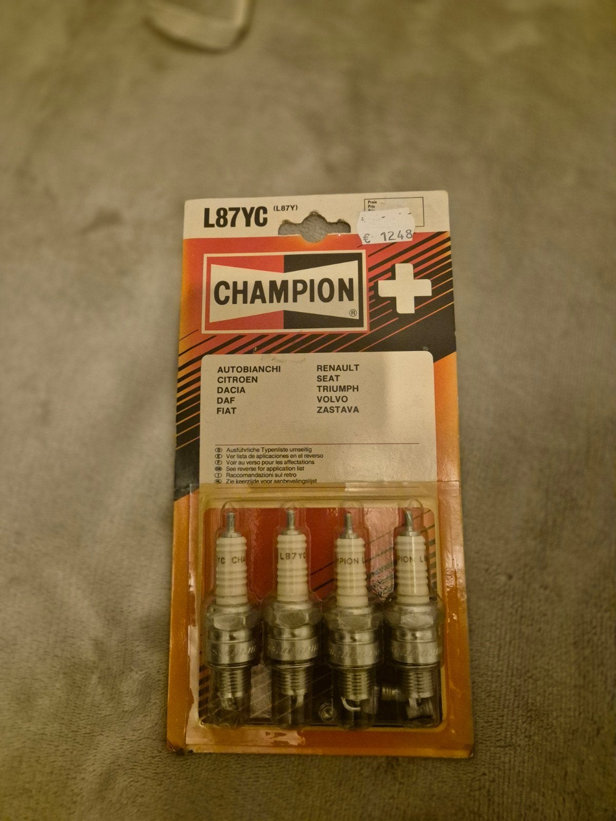 Champion L87YC Bougies - Set van 4, Ophalen of Verzenden