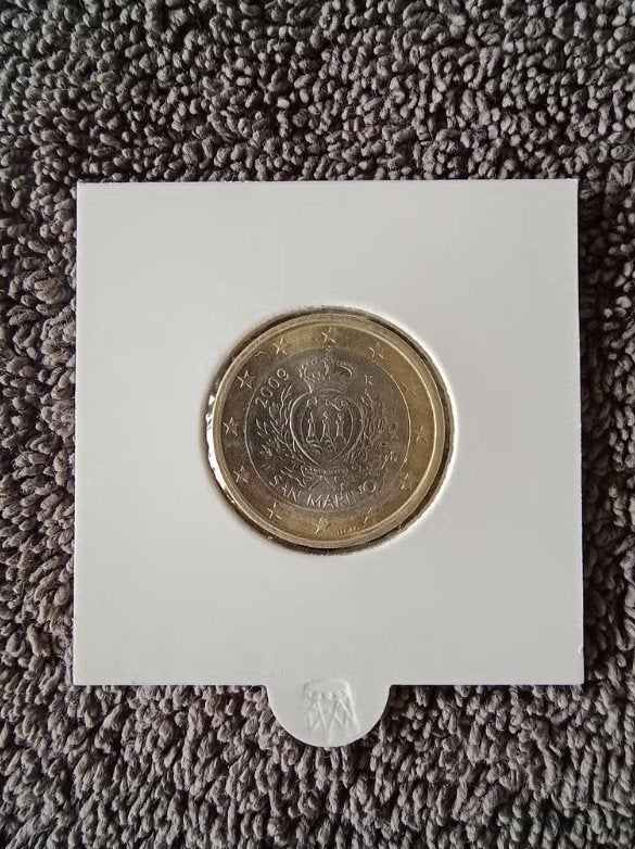 San Marino 1 euro 2009 UNC, Ophalen of Verzenden, San Marino, 2 euro, Losse munt