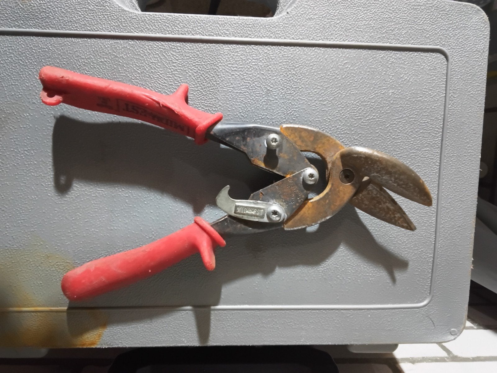 blikschaar, Ophalen of Verzenden, Gebruikt, Snijgereedschap, Overige merken