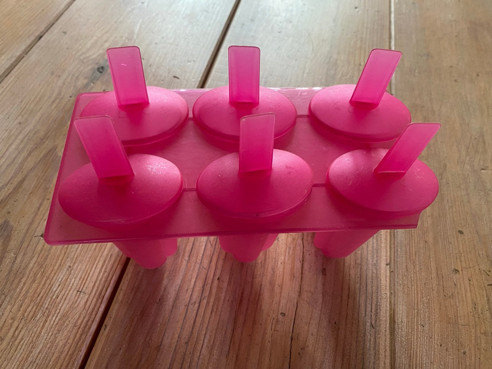 Roze ijsvormpjes voor 6 ijsjes, Ophalen, Kunststof, Roze, Overige merken