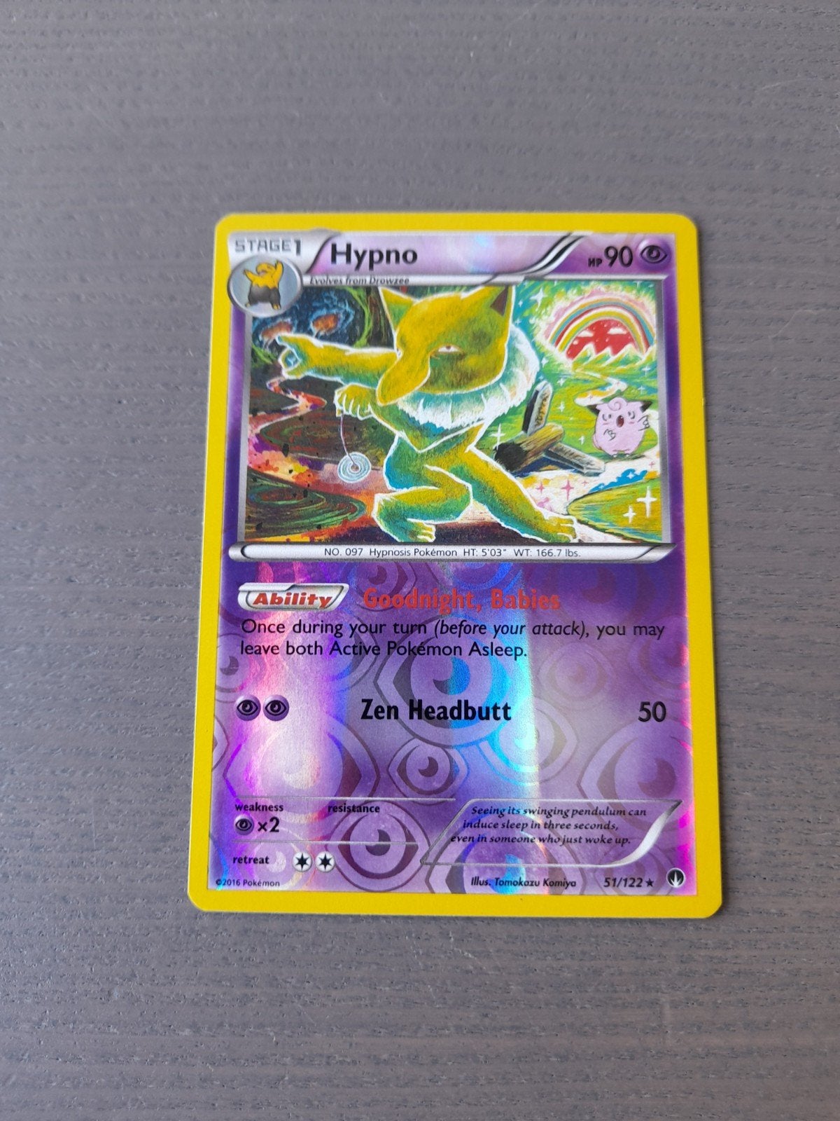 Breakpoint 51/122 hypno reverse, Ophalen of Verzenden, Zo goed als nieuw, Losse kaart, Foil