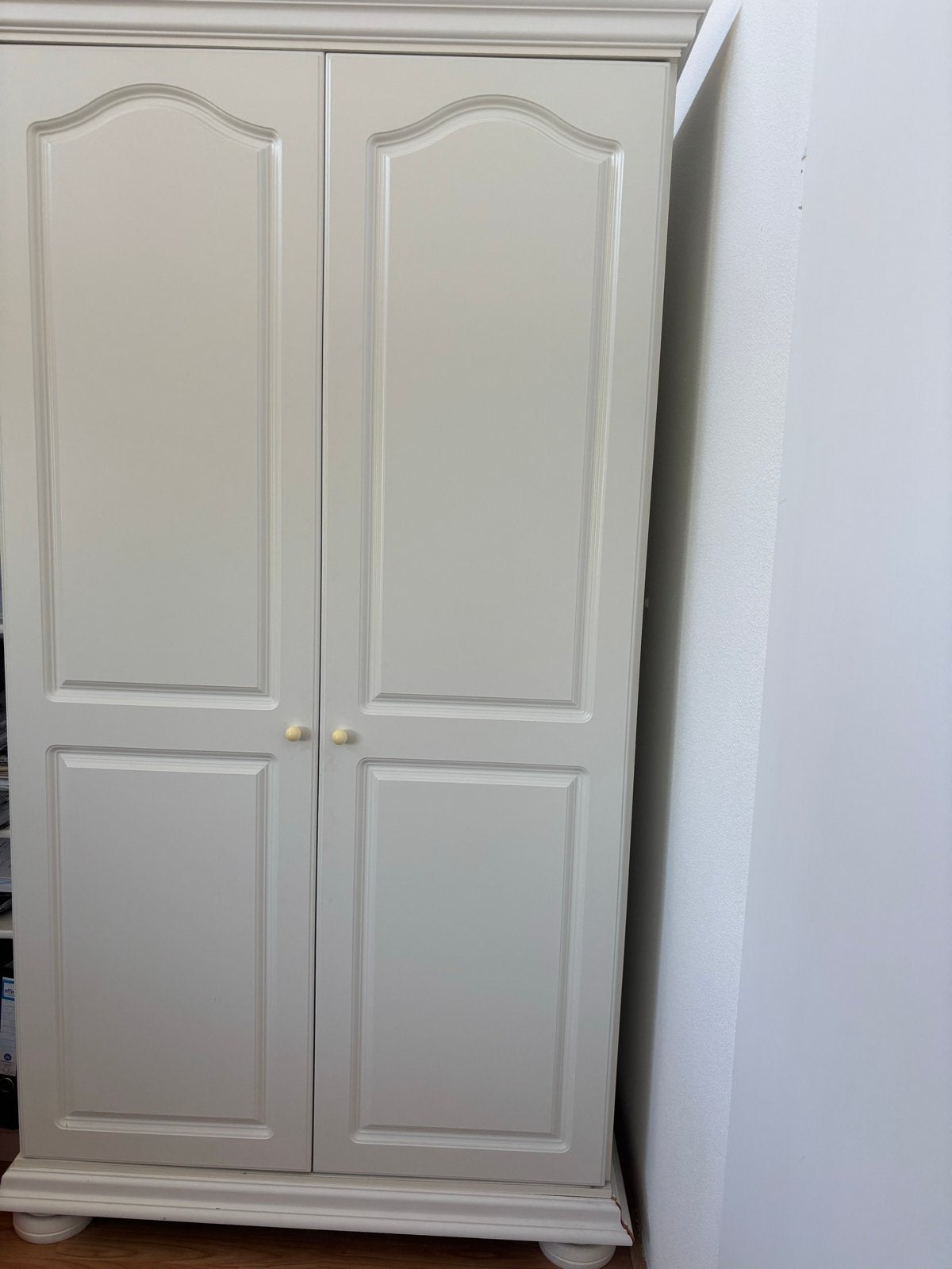 Witte kledingkast zelf demonteren, Ophalen, Gebruikt, 50 tot 100 cm, 150 tot 200 cm