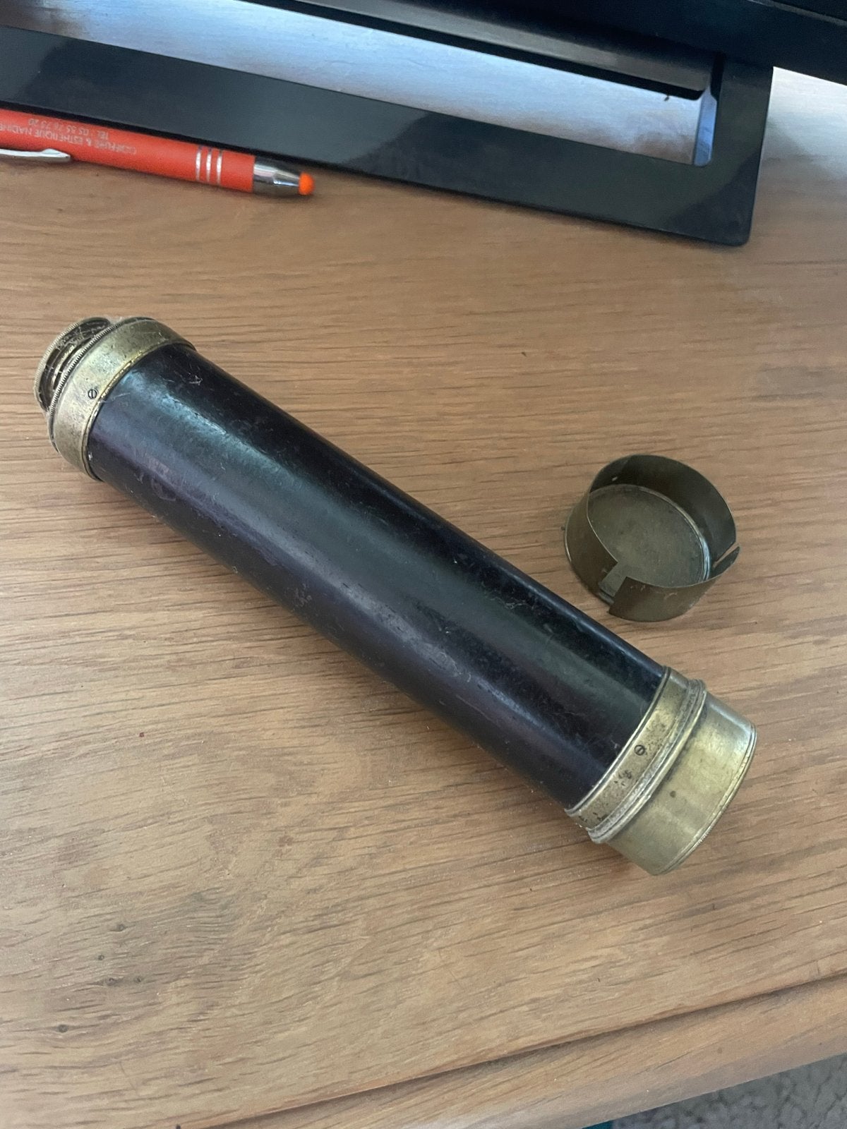 Antieke Dollond London Monoculaire Telescoop, Ophalen of Verzenden, Gebruikt, Minder dan 80 mm, Lenzentelescoop (refractor)