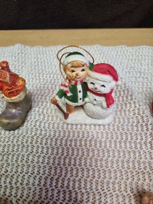 kerst beeldjes hangers 9x [a959], Diversen, Kerst, Ophalen of Verzenden, 'T Olde Gre-j, Info@toldegrej.nl, Endepoelstraat 20f Didam