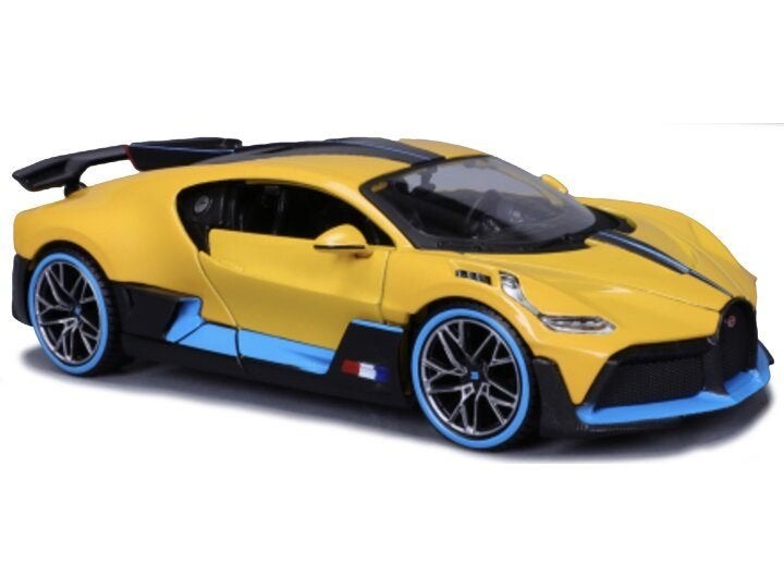 Bugatti DIVO 2024 ( Geel/Licht Blauw ), Ophalen of Verzenden, Nieuw, Auto, Maisto