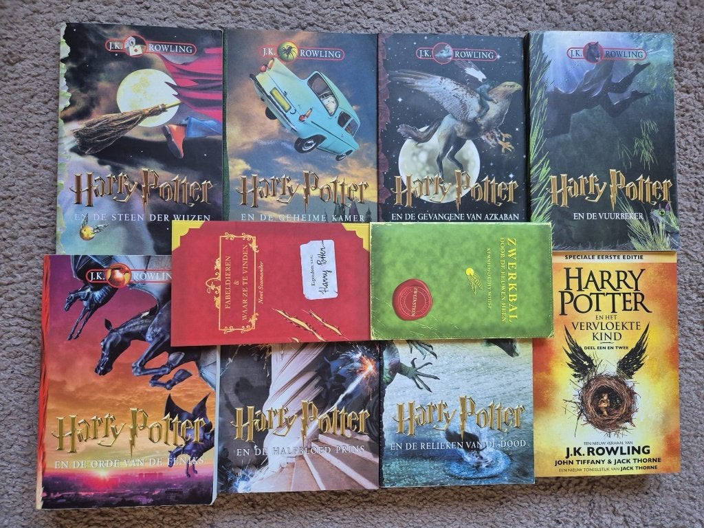 100 KINDERBOEKEN POTTER ALSTON BEATTY RIORDAN, Ophalen of Verzenden, Gelezen