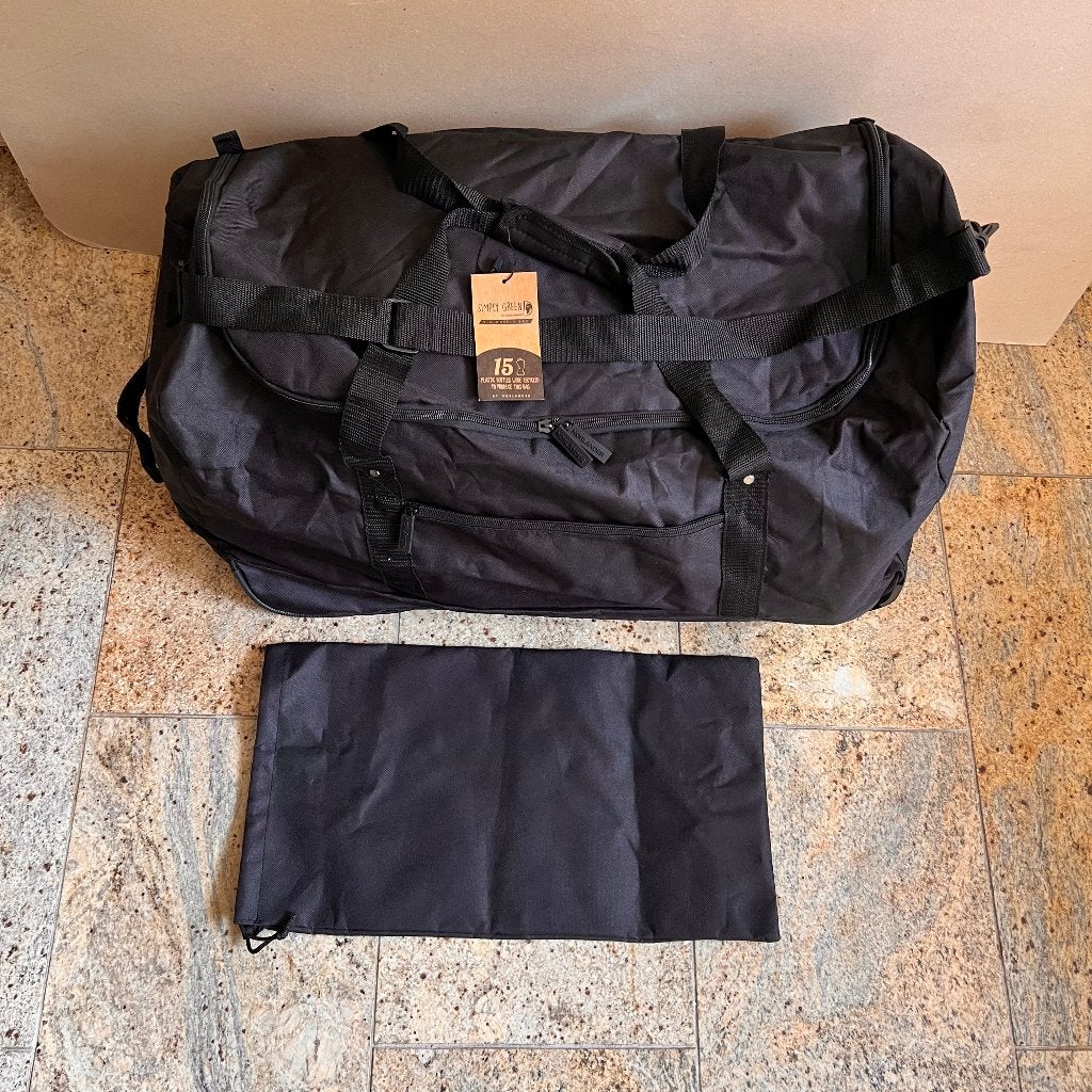 Nieuw Norlander XL Reistas Weekendtas 82 liter met wielen, Wieltjes, 30 cm of meer, Zwart, Nieuw