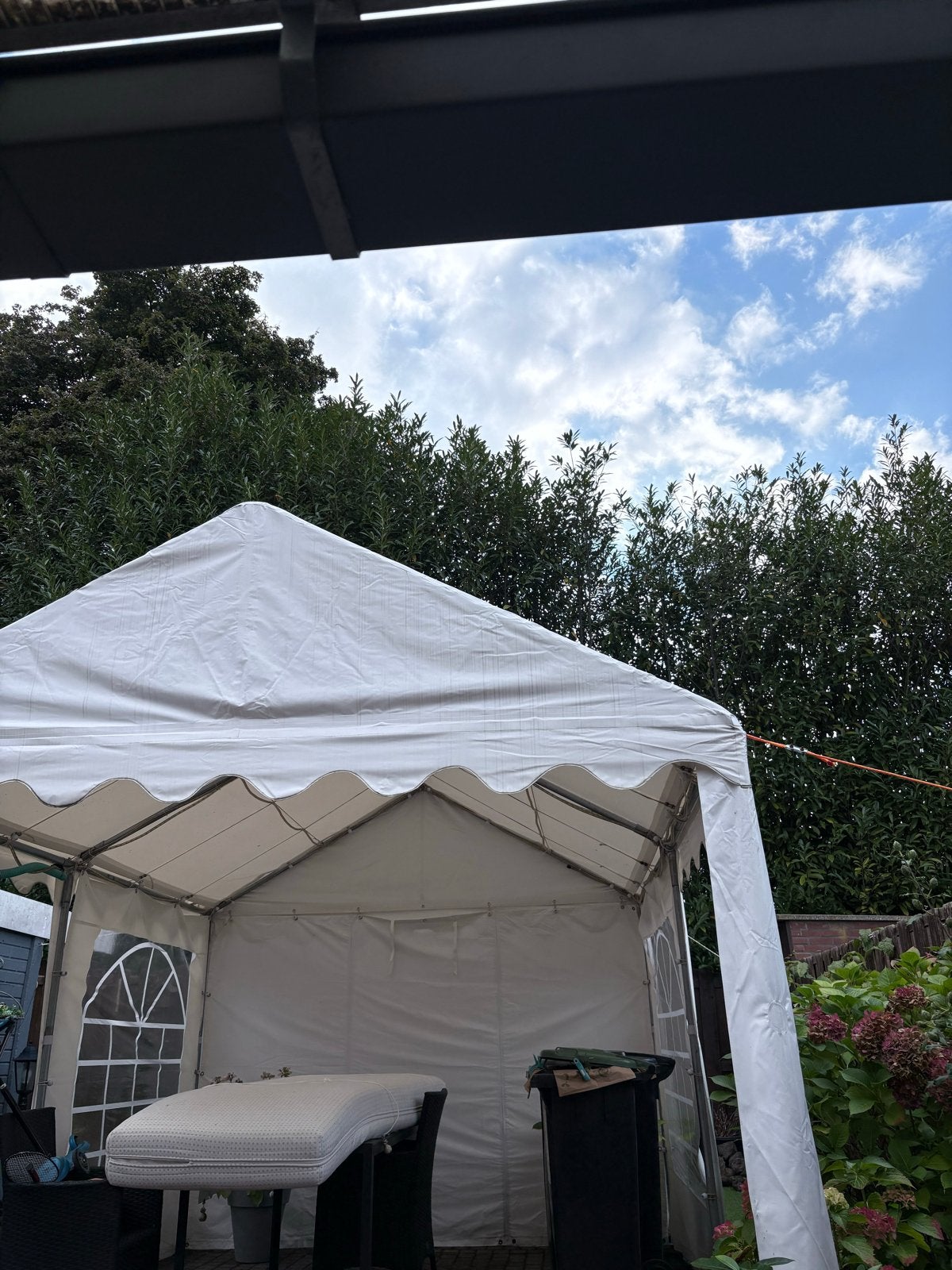 Partytent wit - Ideaal voor feesten en evenementen, Ophalen, Gebruikt, Partytent, 2 meter of meer