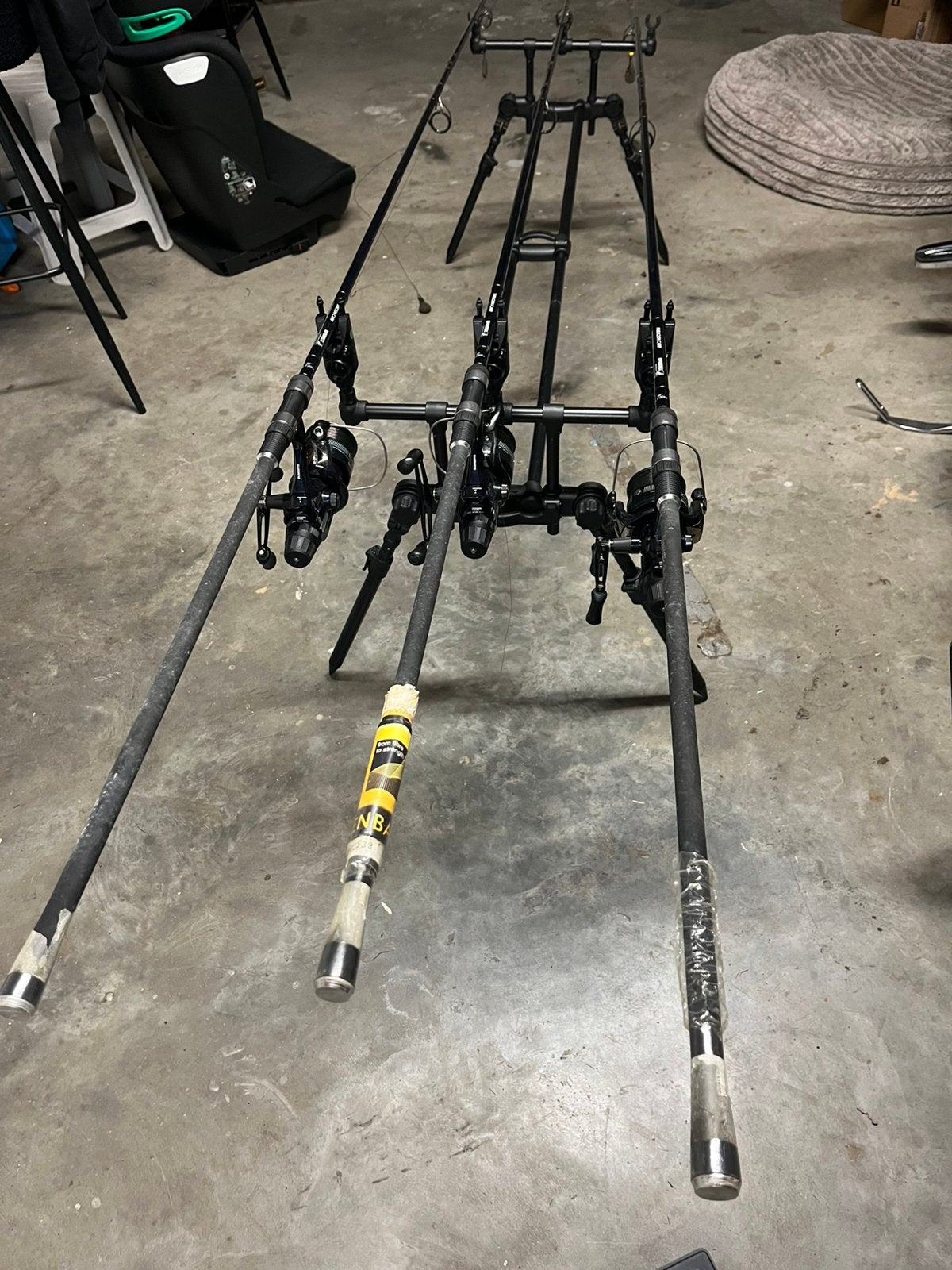 Compleet karpset met voerboot, Watersport en Boten, Ophalen of Verzenden, Gebruikt, Complete set