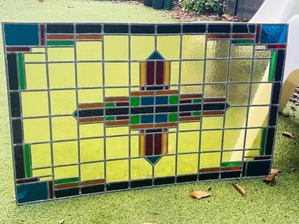 Glas-In-Lood raam, Ophalen, Gevelraam of Ruit, 80 tot 120 cm, Minder dan 80 cm