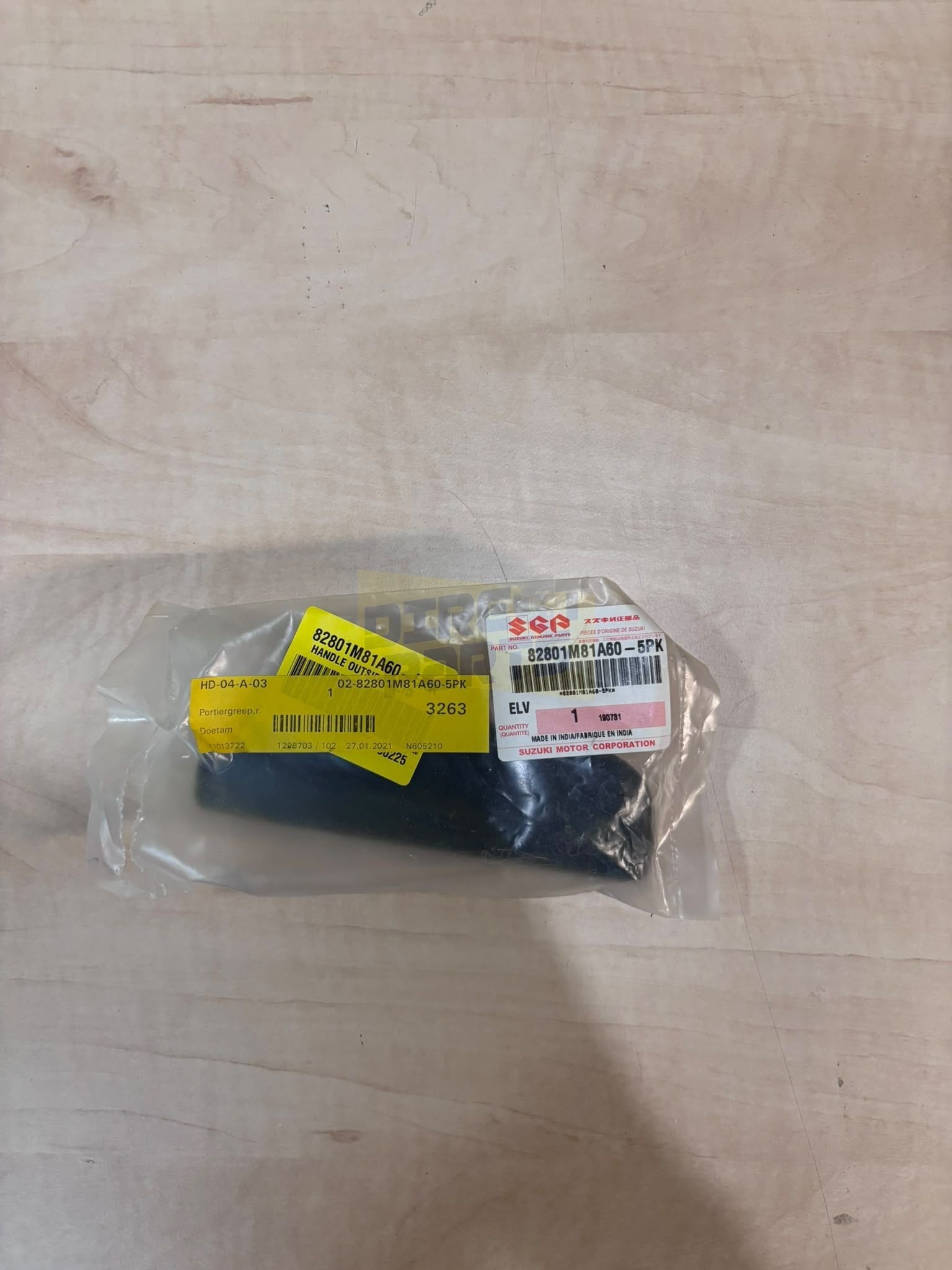 Suzuki Alto (02/09-) Deurgreep Rechtsvoor Origineel! OEM 828, Auto-onderdelen, -, Verzenden, -, Nieuw