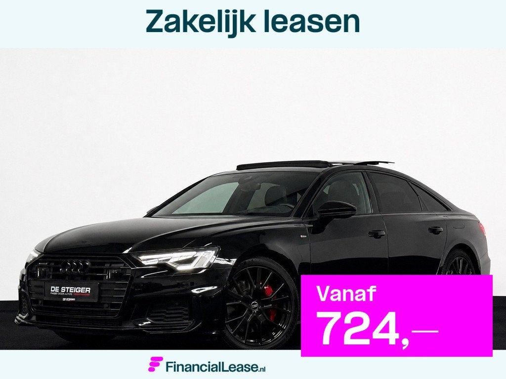 Audi A6 Limousine 55 TFSI e quattro S6 Competition ACC Pano, Automaat, Gebruikt, Zwart, 4 cilinders