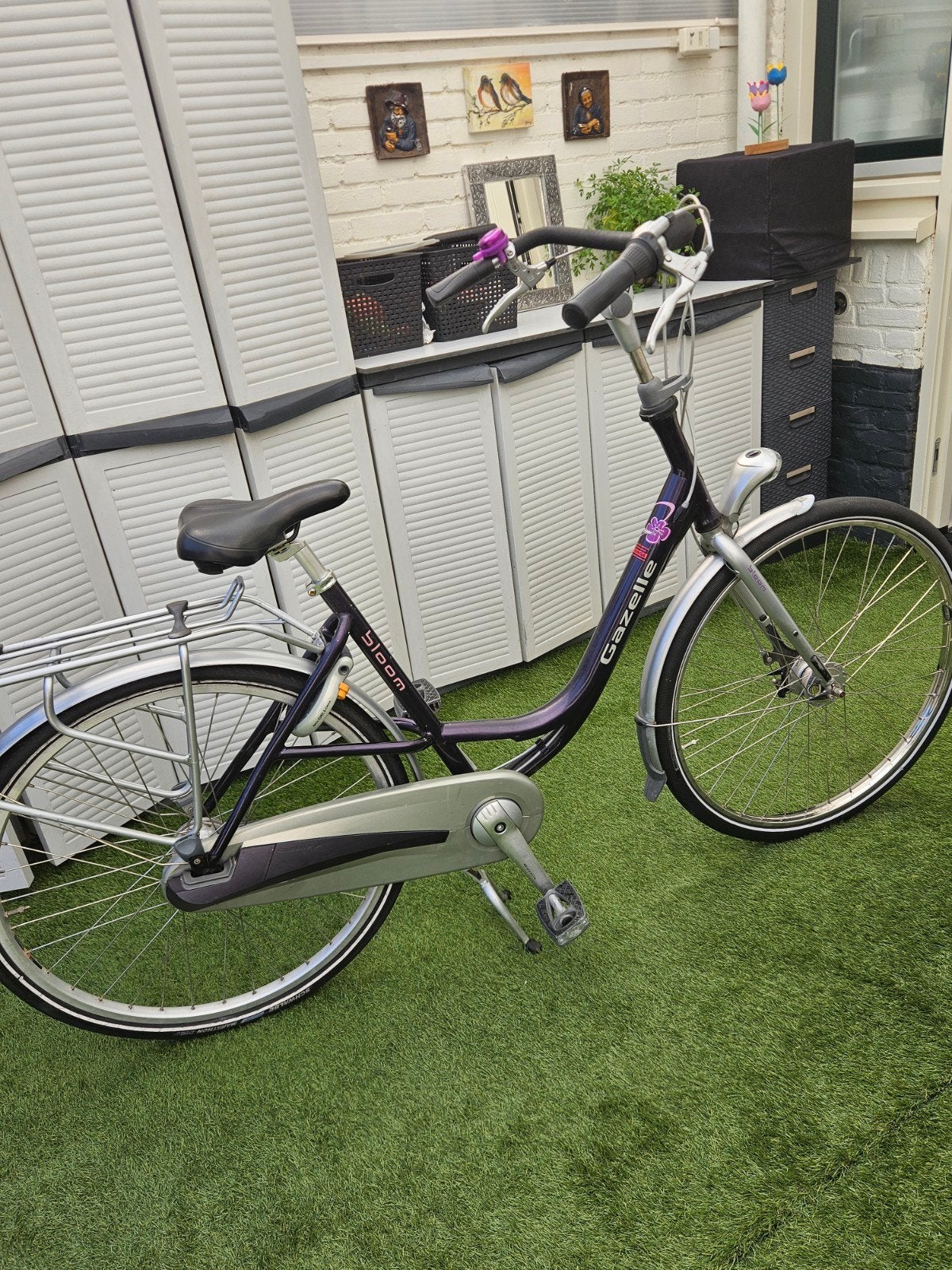 Zeer nette Gazelle Bloom Moederfiets/Mama bike, 2 zitjes, Ophalen of Verzenden, Zo goed als nieuw, Trommelrem