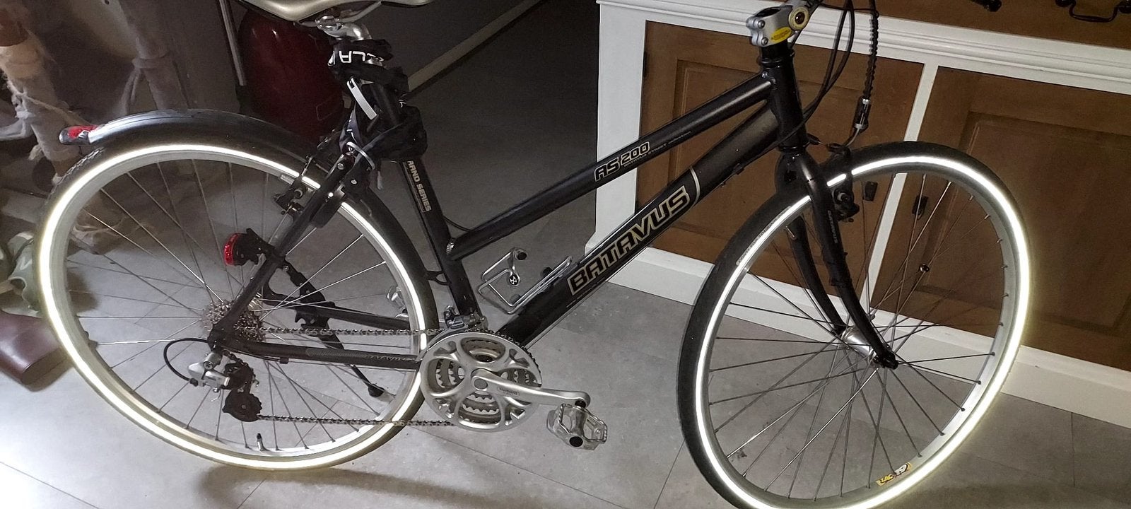 Batavus FS-200 Damesfiets - Zwart, 28 inch, 21 versnellingen, 28 inch, Velgrem, Batavus, Ophalen of Verzenden
