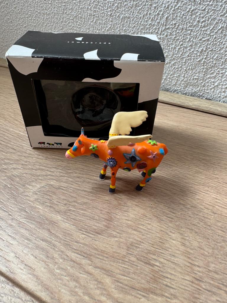 CowParade "Angelicow" by Liz Lomax - Kleine editie, Ophalen of Verzenden, Zo goed als nieuw, Dier