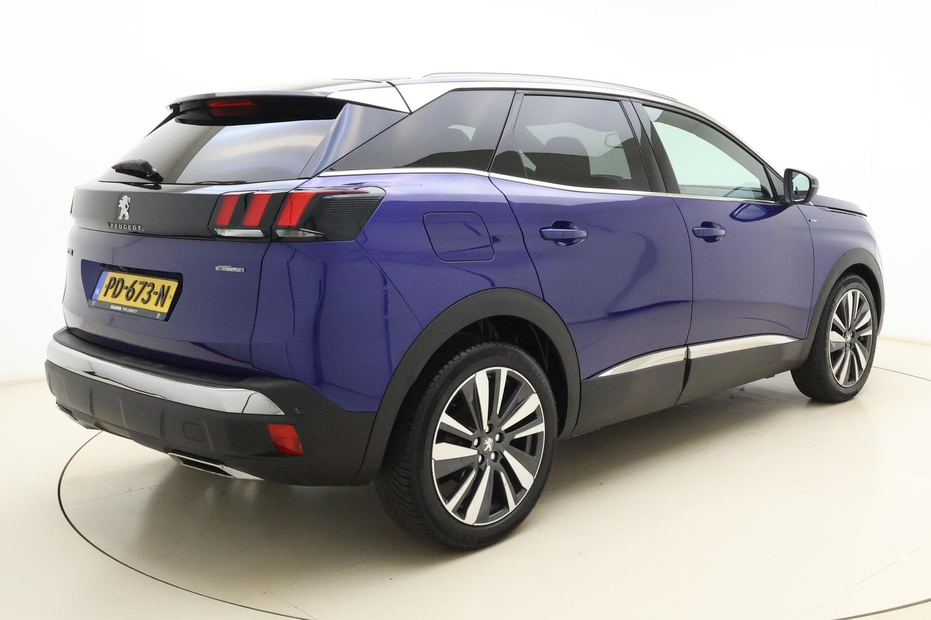 Peugeot 3008 1.2 PureTech GT Line | Panoramadak | Achteruitr, Gebruikt, Euro 6, 1199 cc, Blauw