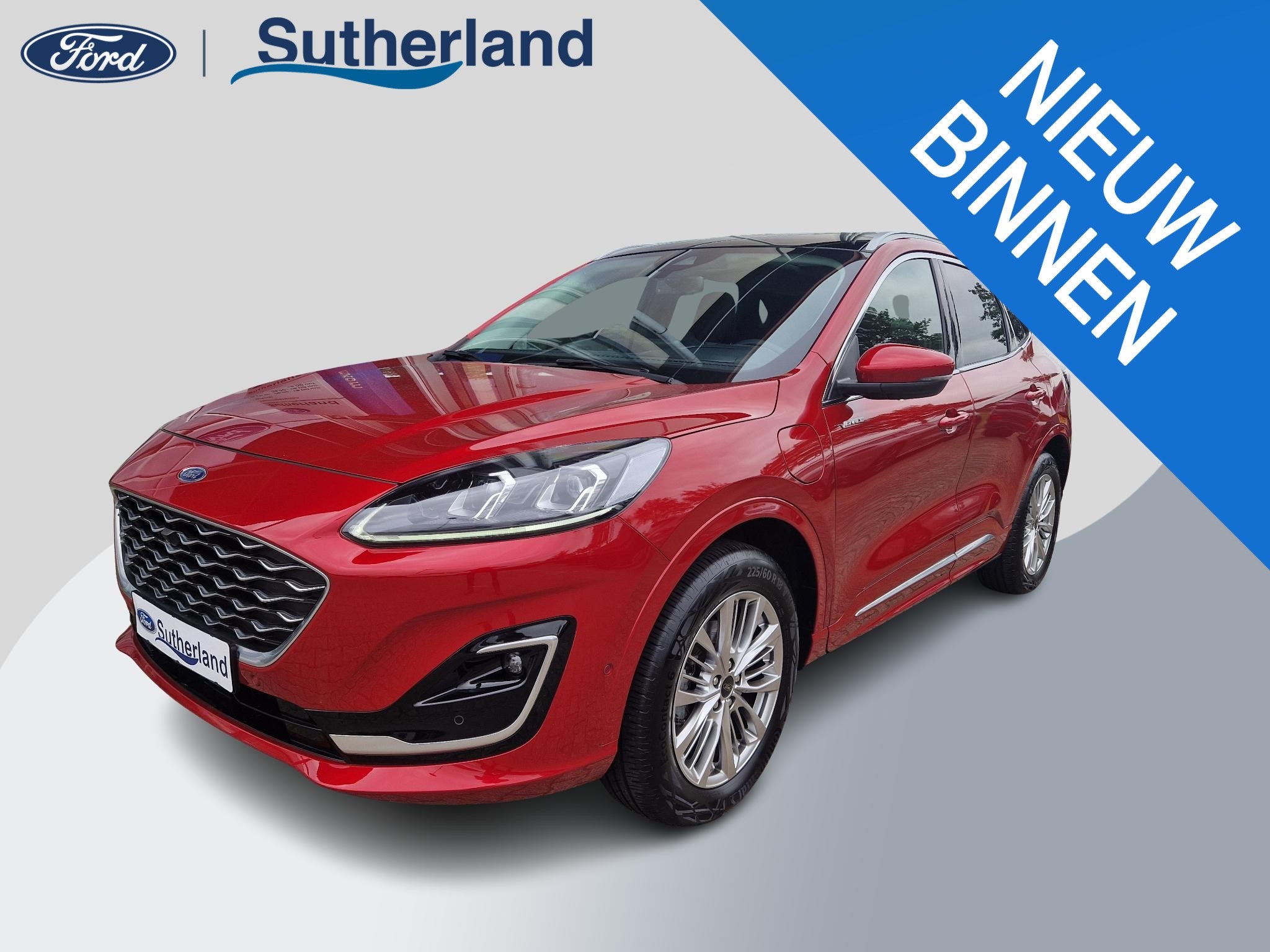 Ford Kuga 2.5 PHEV Vignale 29200 KM | Lederen bekleding | Wi, 14 kWh, Gebruikt, 4 cilinders, Lichtsensor