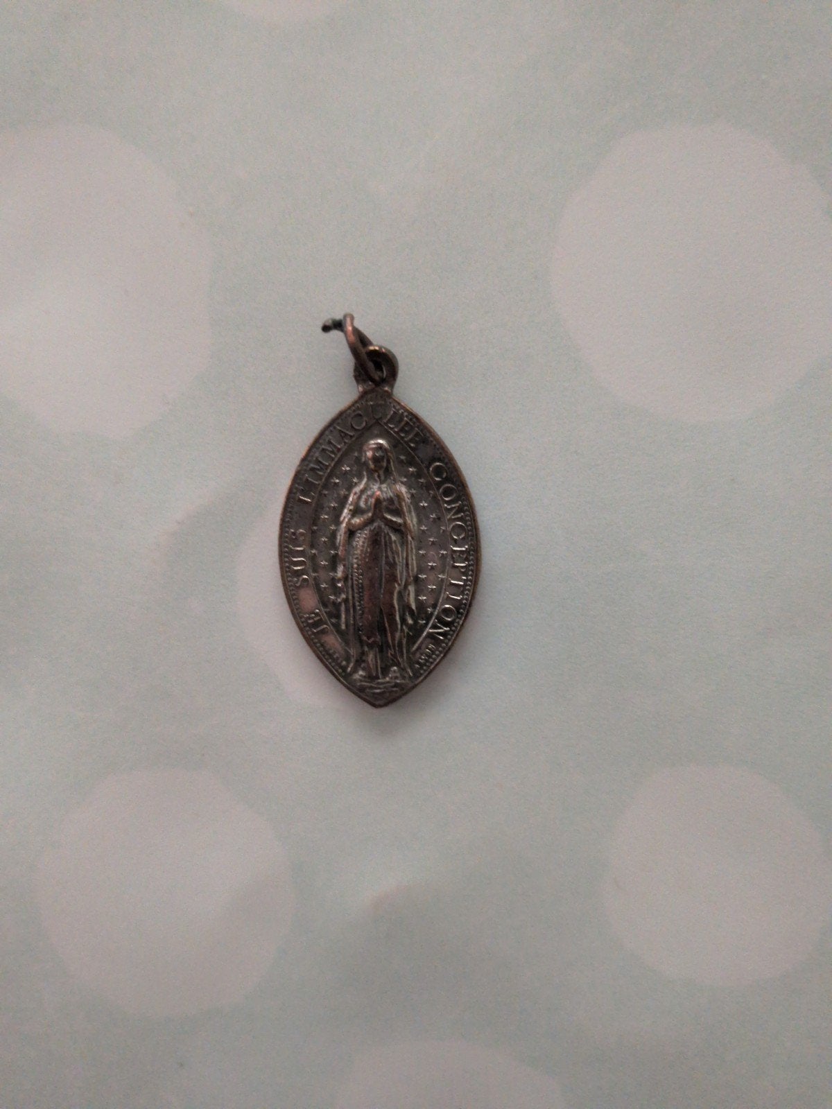 Vintage Wonderdadige Medaille Maria Hanger, Ophalen of Verzenden