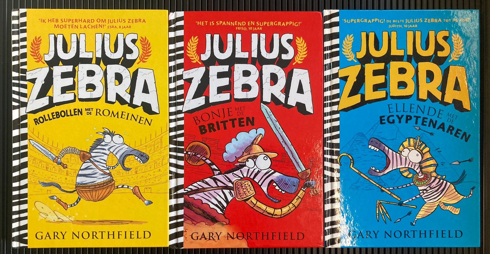 3X JULIUS ZEBRA - Gary Northfield, Ophalen of Verzenden, Zo goed als nieuw