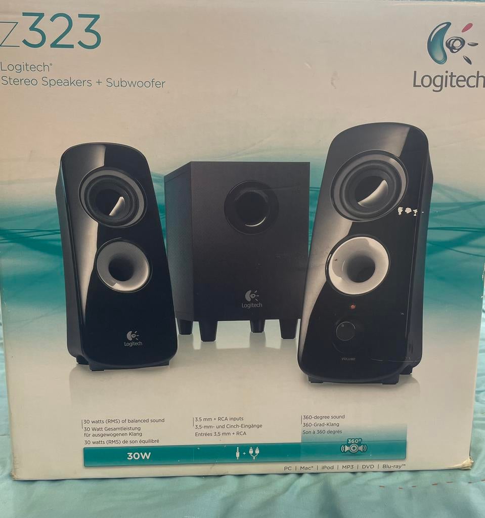 Logitech speakers en subwoofer Z323, Computers en Software, Pc speakers, Ophalen of Verzenden, Zo goed als nieuw