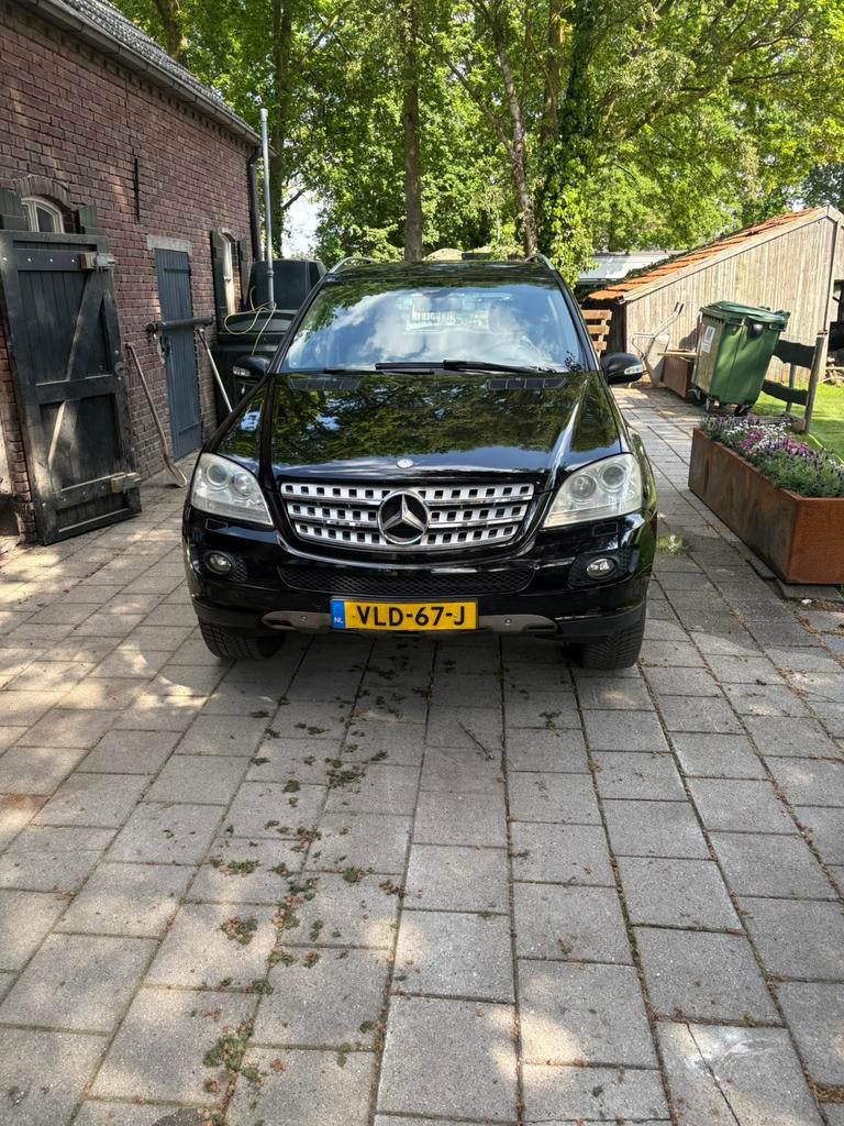 Mercedes-Benz ml 320 cdi 2008 Zwart grijs kenteken, Auto's, 2216 kg, Diesel, Geïmporteerd, Te koop