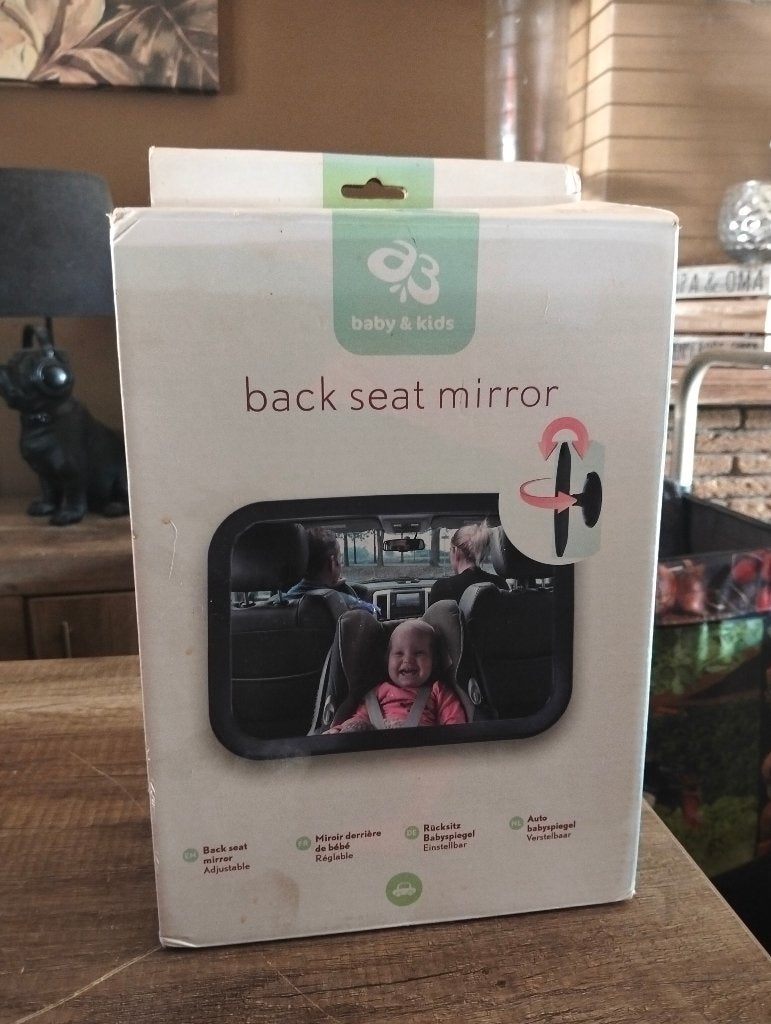 Back seat mirror, Kinderen en Baby's, Overige merken, Gebruikt, Overige methoden, Ophalen of Verzenden