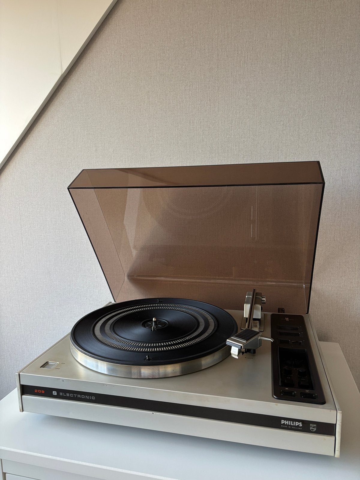 Te koop: vintage platenspeler Philips 22GA209 (1973–77)), Ophalen, Philips, Platenspeler, Gebruikt