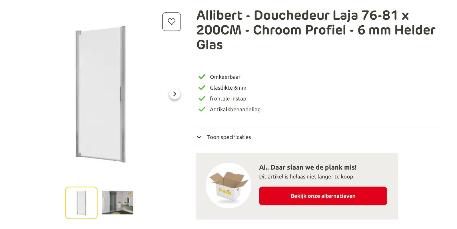 Douchedeur, Ophalen, Nieuw, Chroom, Douche