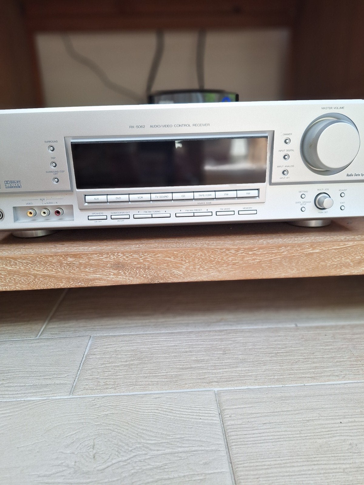 JVC RX-5062 Audio/Video Control Receiver met Bose speaker, Audio, Tv en Foto, Versterkers en Receivers, Ophalen, JVC, 60 tot 120 watt