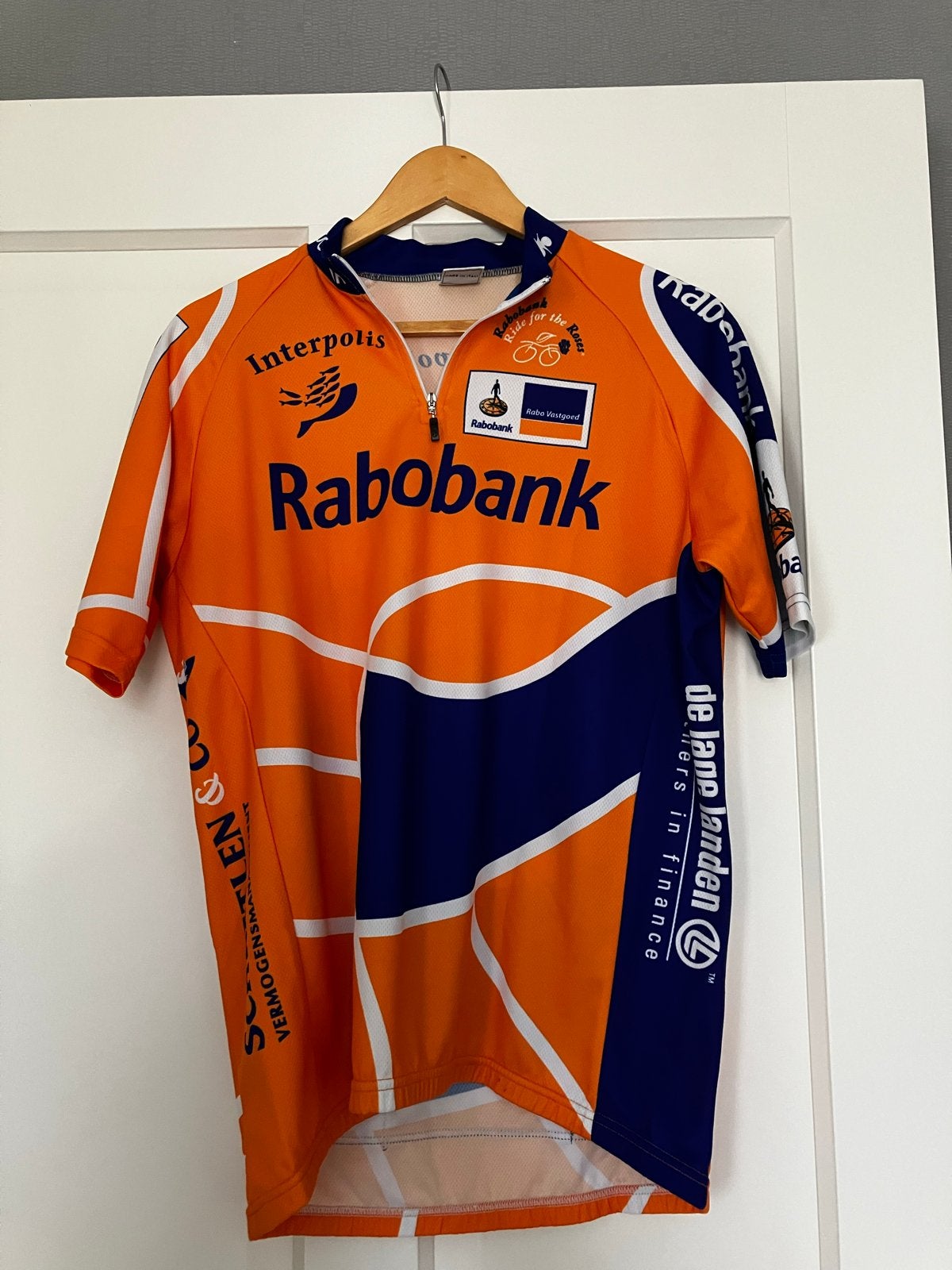 Rabobank wielershirt (ride 4 the roses)- Oranje/Blauw, Ophalen of Verzenden, Gebruikt, Helm