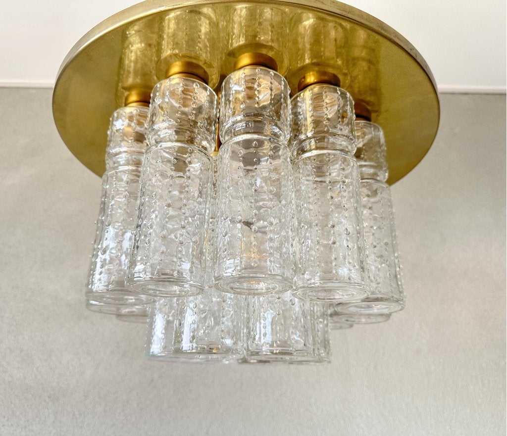 Vintage Glashütte Limburg plafondlamp, Niet ingevuld, Gebruikt, Niet ingevuld, Ophalen of Verzenden