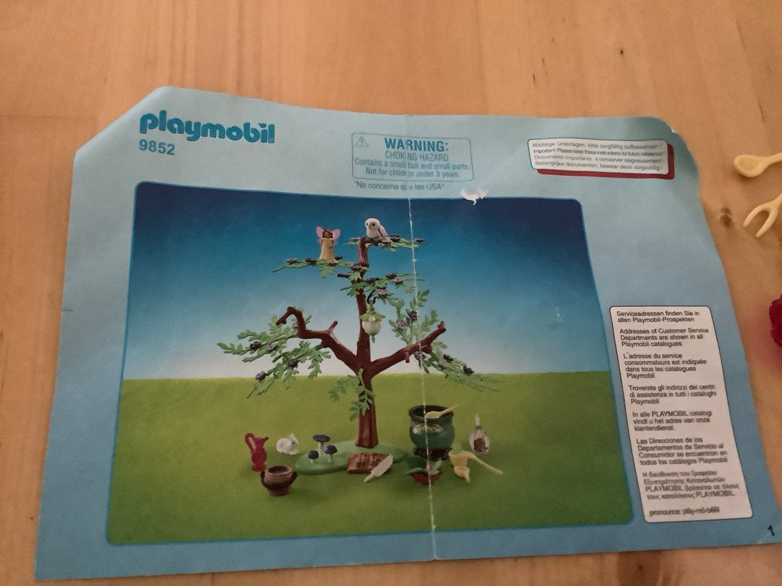 Playmobil 9852 Bosdieren met boom en accessoires, Kinderen en Baby's, Gebruikt, Complete set, Fantasy, Overige typen