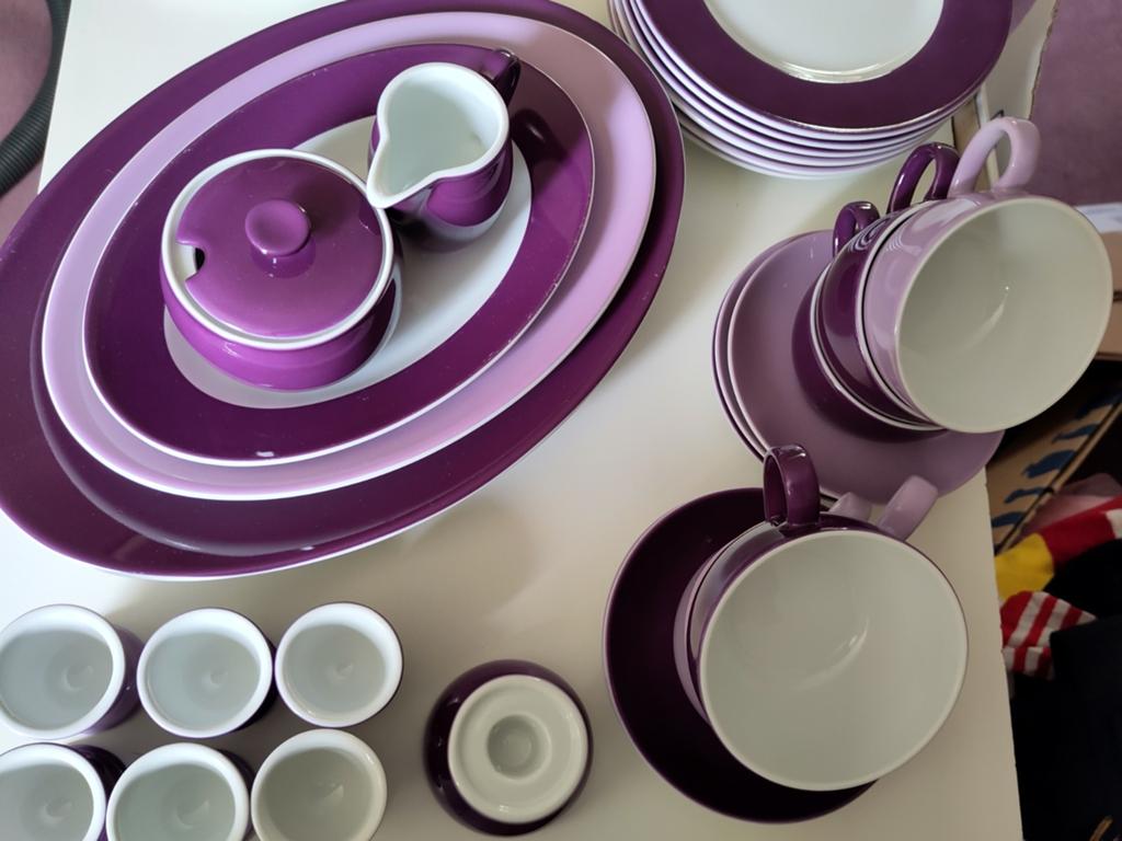 Prachtig servies Dibbern, Huis en Inrichting, Keuken | Servies, Gebruikt, Compleet servies, Effen, Porselein, Ophalen