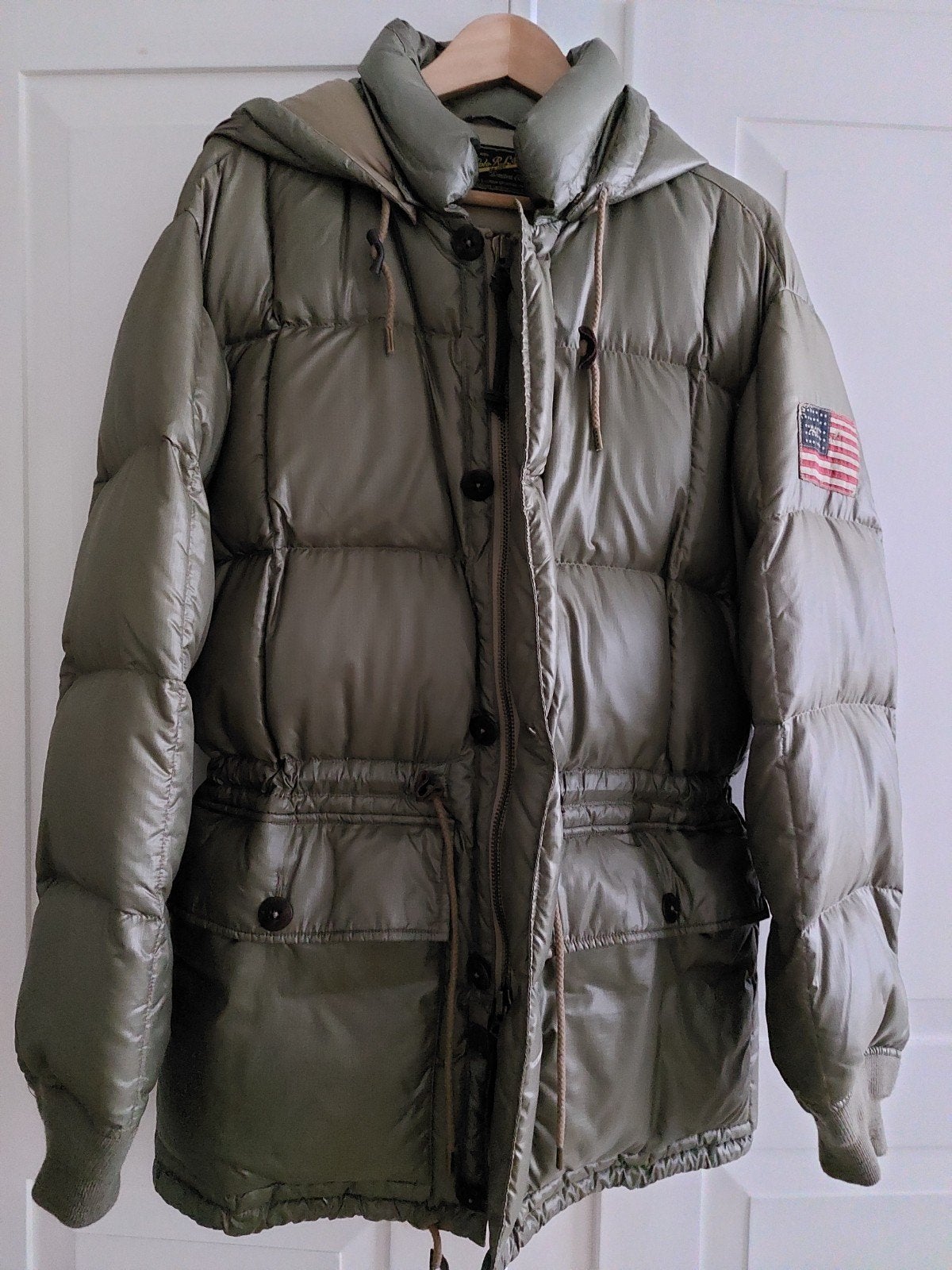 Vintage Ralph Lauren Limited Edition heren puffer/donsjas, Ophalen, Zo goed als nieuw, Groen