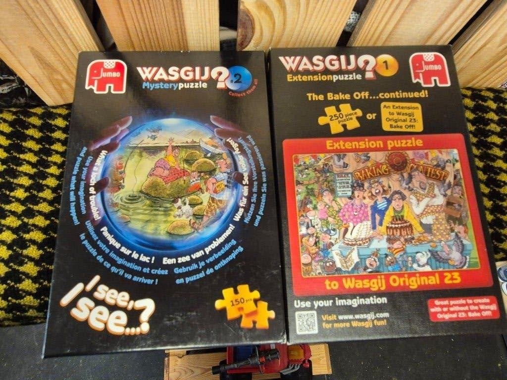 Wasgij Puzzels: Mystery & Extension (2 stuks), Ophalen, Minder dan 500 stukjes, Zo goed als nieuw, Legpuzzel