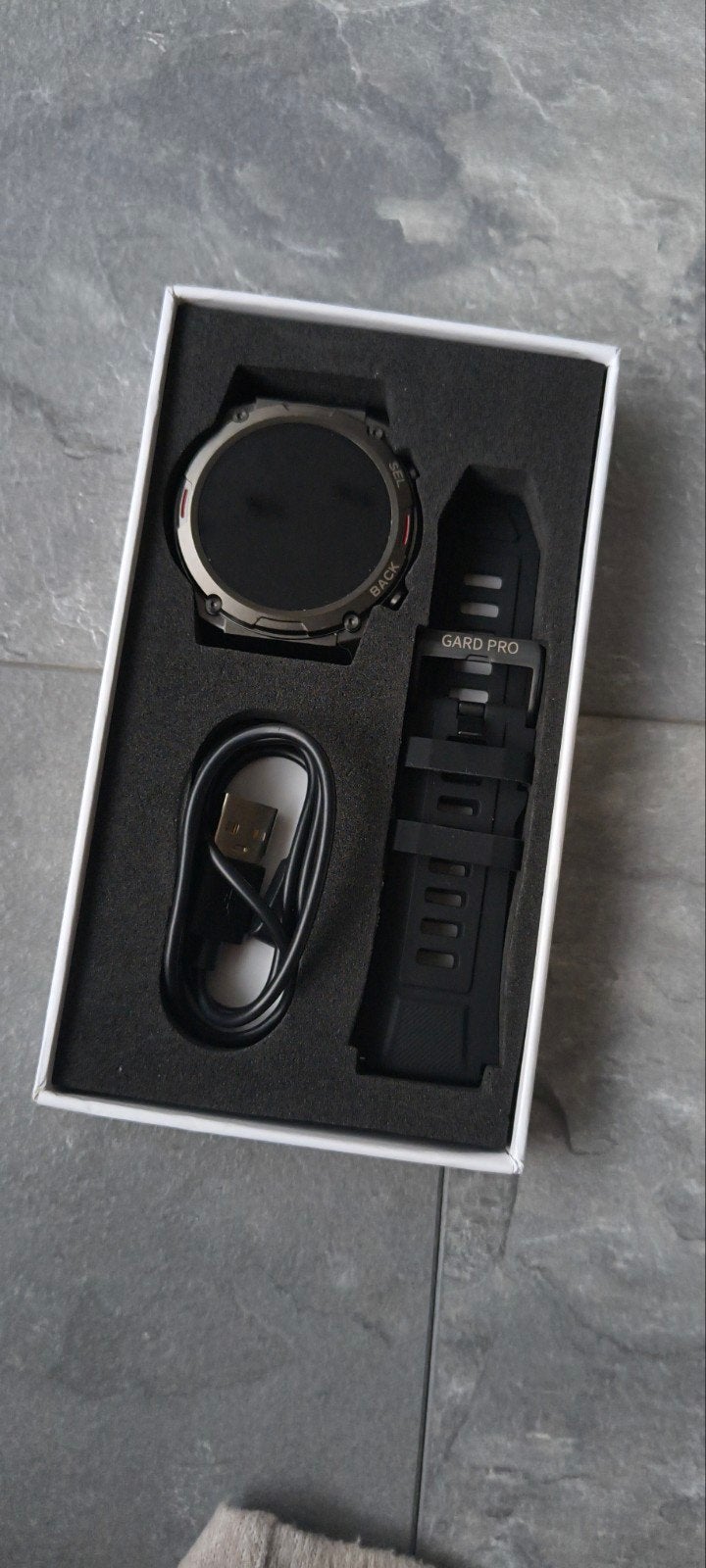 Gard Pro Ultra 2+ Horloge, Ophalen, Nieuw, Zwart, Android