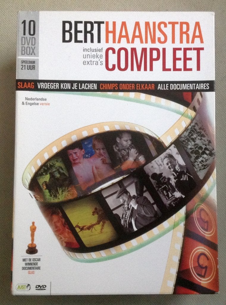 Bert Haanstra Compleet (10DVD) Inclusief Boek, Alle leeftijden, Verzenden, Gebruikt