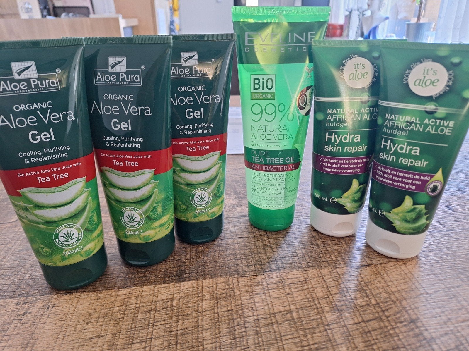 5x aloe vera produkten, Ophalen of Verzenden, Nieuw, Overige typen
