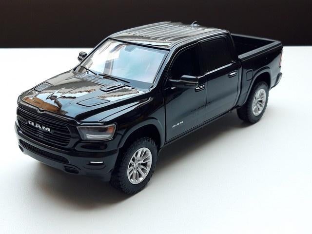 Modelauto Dodge Ram Laramie 2019 black – Motormax 1:27, Nieuw, Ophalen of Verzenden, Motormax, Motormax