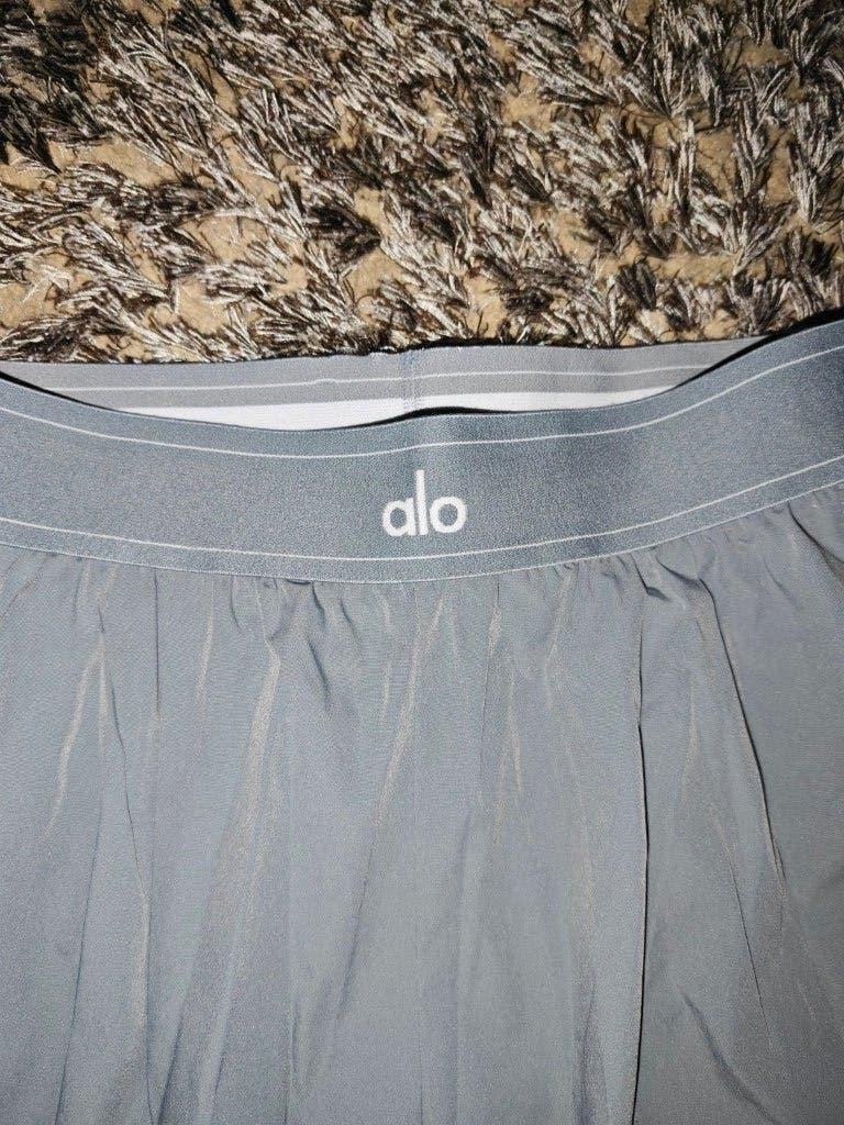 alo yoga fitness broek loose fit, Maat 38/40 (M), Ophalen of Verzenden, Grijs, Fitness of Aerobics