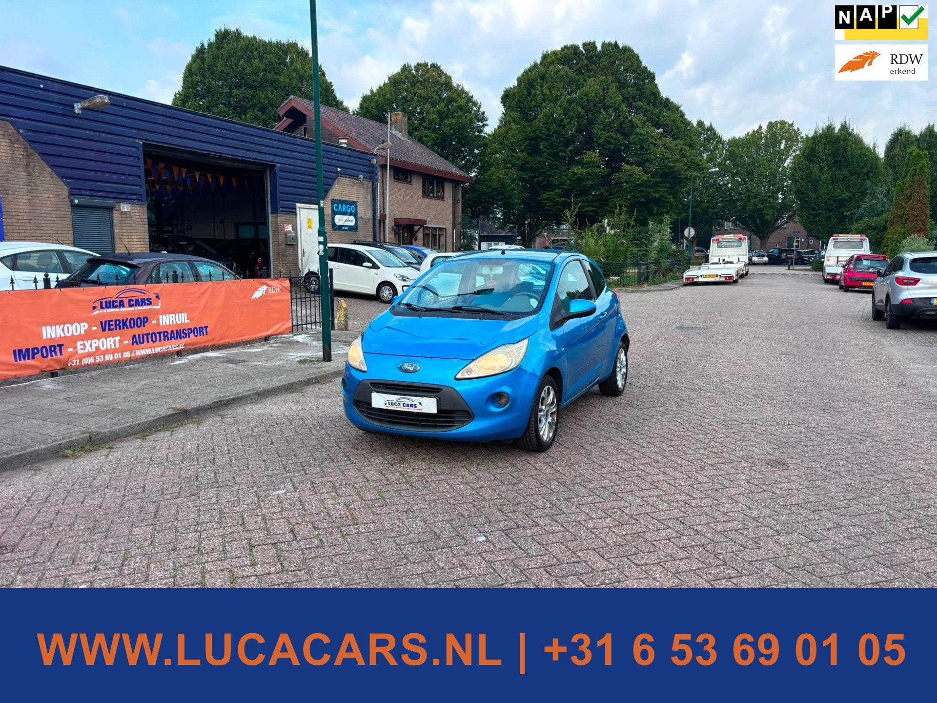 Ford Ka 1.2 Titanium Airco 2X SLEUTEL + BOEKJES!, Voorwielaandrijving, 1242 cc, 4 cilinders, Origineel Nederlands