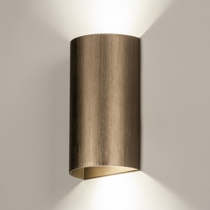 wandlamp koffiekleur of taupe hoekbank bed bank keuken lamp, Ophalen of Verzenden, Nieuw