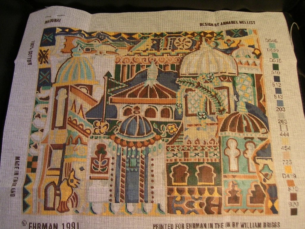 Nieuw Borduurpakket Madurai, van Ehrman. En Ook DMC Garens, Ophalen of Verzenden, Nieuw, Handborduren, Borduurpakket