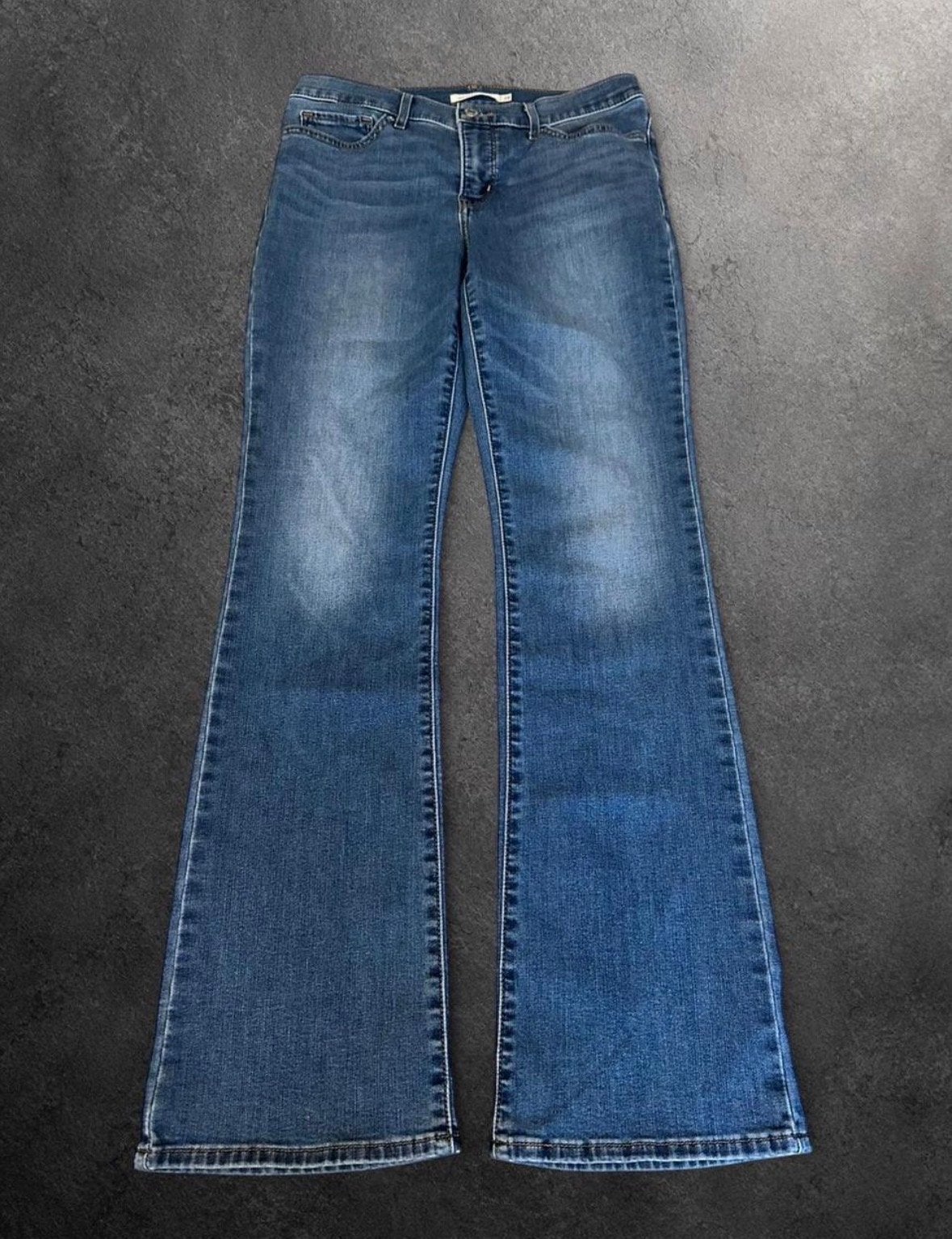 Levi's 315 Shaping Bootcut Jeans Dames W28 L32 Stretch Denim, Ophalen of Verzenden, Gedragen, Blauw, W28 - W29 (confectie 36)