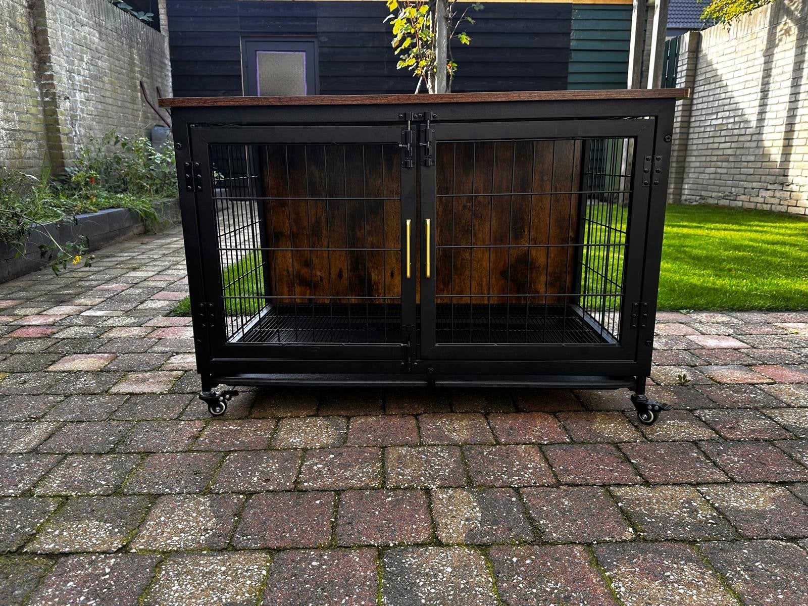 Zo goed als nieuwe bench met wieltjes., Ophalen, Zo goed als nieuw