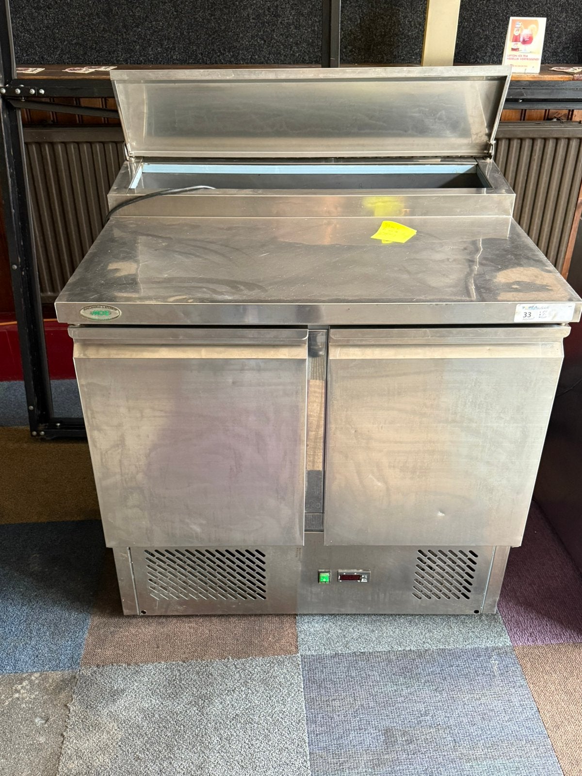 Koelwerkbank, Ophalen, 200 liter of meer, 60 cm of meer, 160 cm of meer
