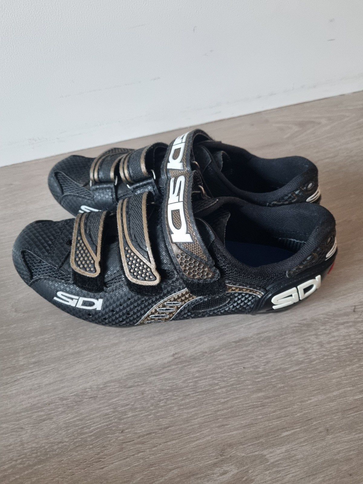 SIDI fietsschoenen - Maat 40 - Zwart/Goud, Gebruikt, SIDI, Schoenen, Overige maten