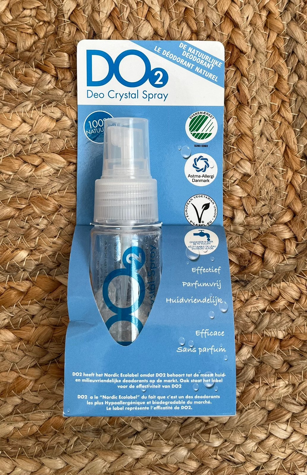 Nieuw DO2 Deo Crystal Spray, Sieraden, Tassen en Uiterlijk, Uiterlijk | Lichaamsverzorging, Verzenden, Nieuw, Deodorant of Bodyspray