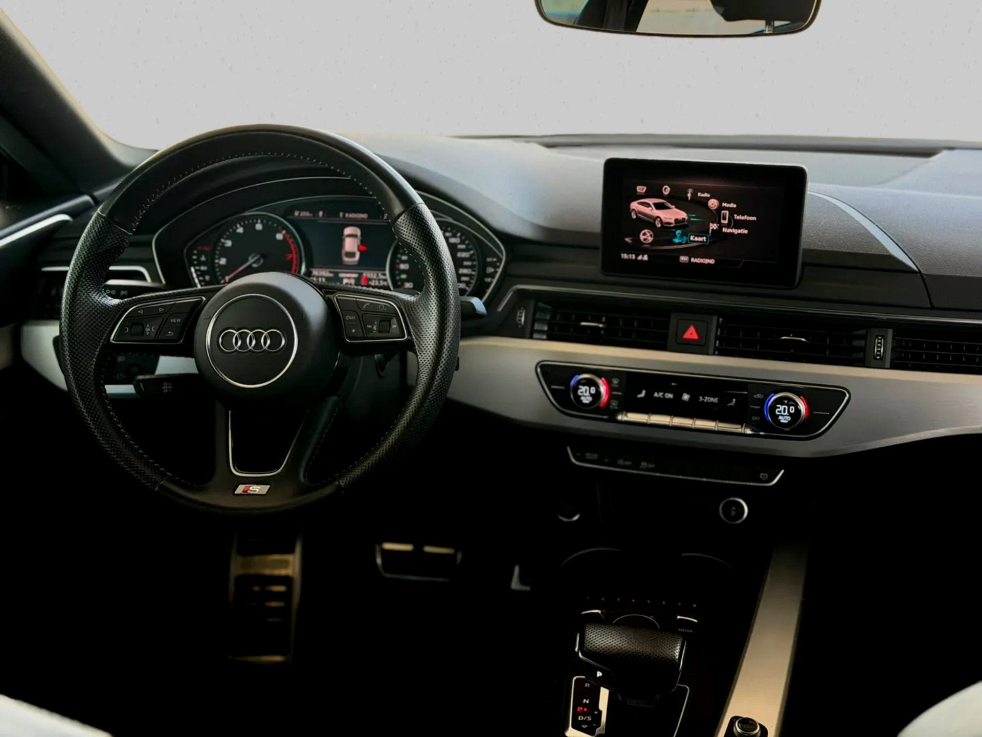 Audi A5 Sportback 1.4 TFSI Sport S-line Edition (NL-auto, Go, Auto's, Audi, Gebruikt, 150 pk, Leder en Stof, Zwart